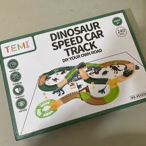 Temi Dinosaur Speed Car Track For Boys And Girls New